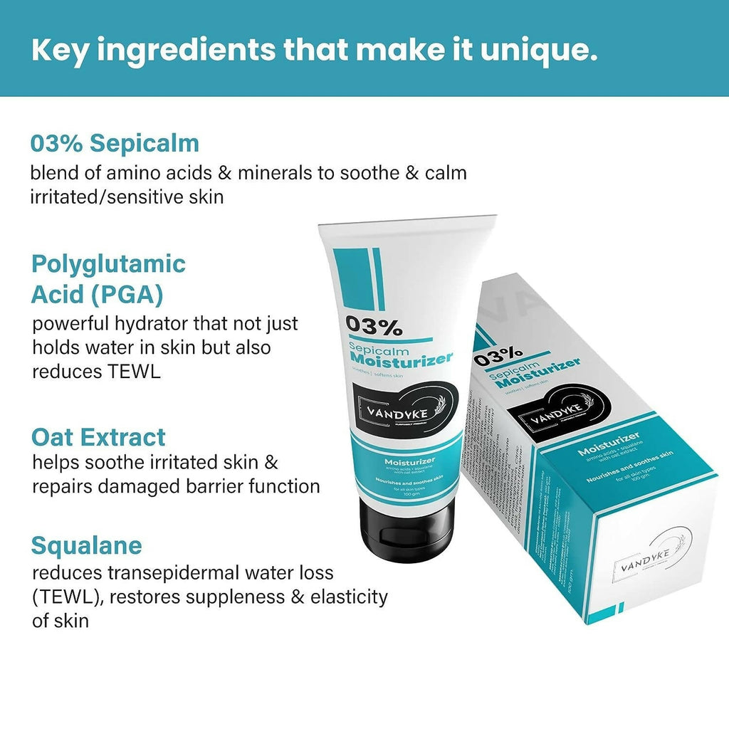 Vandyke Sepicalm 03% Moisturizer | Grocsy