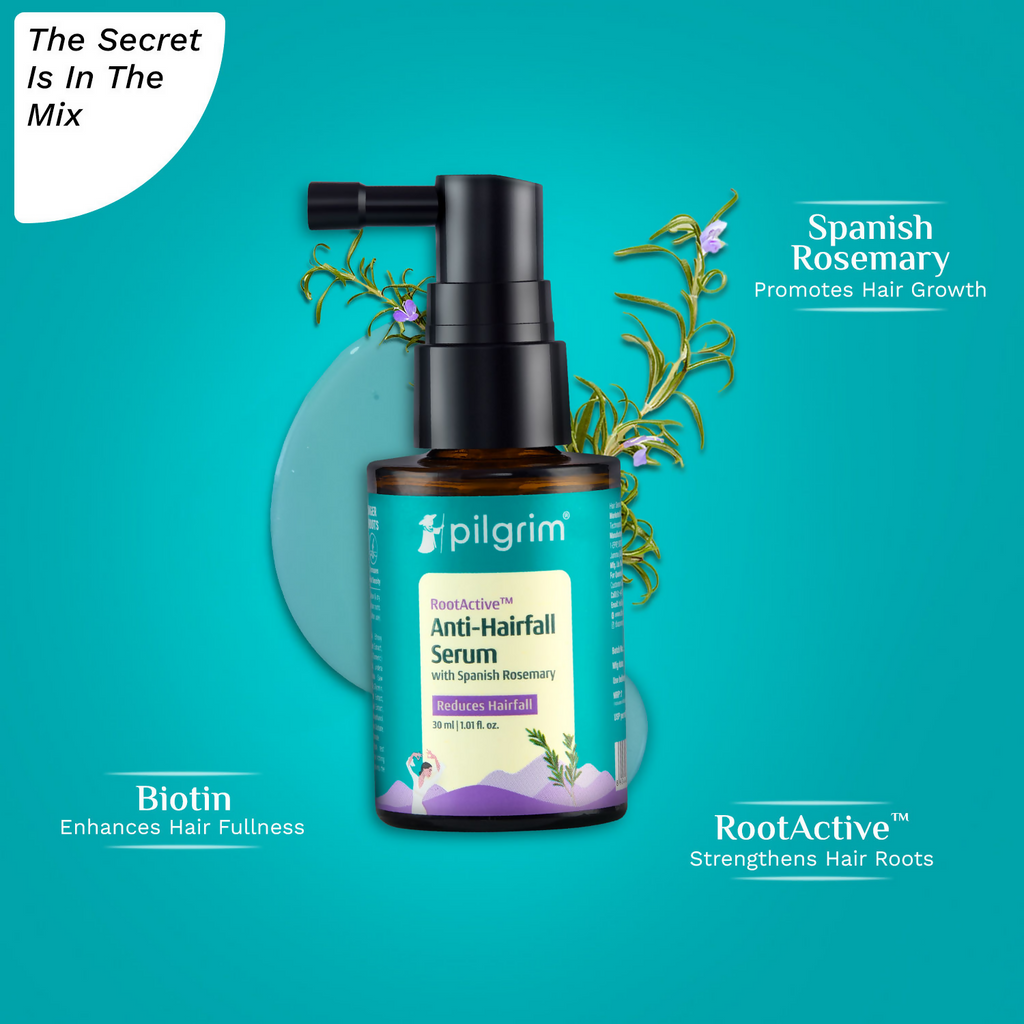 Pilgrim Rootactive Anti-Hairfall Serum | Grocsy