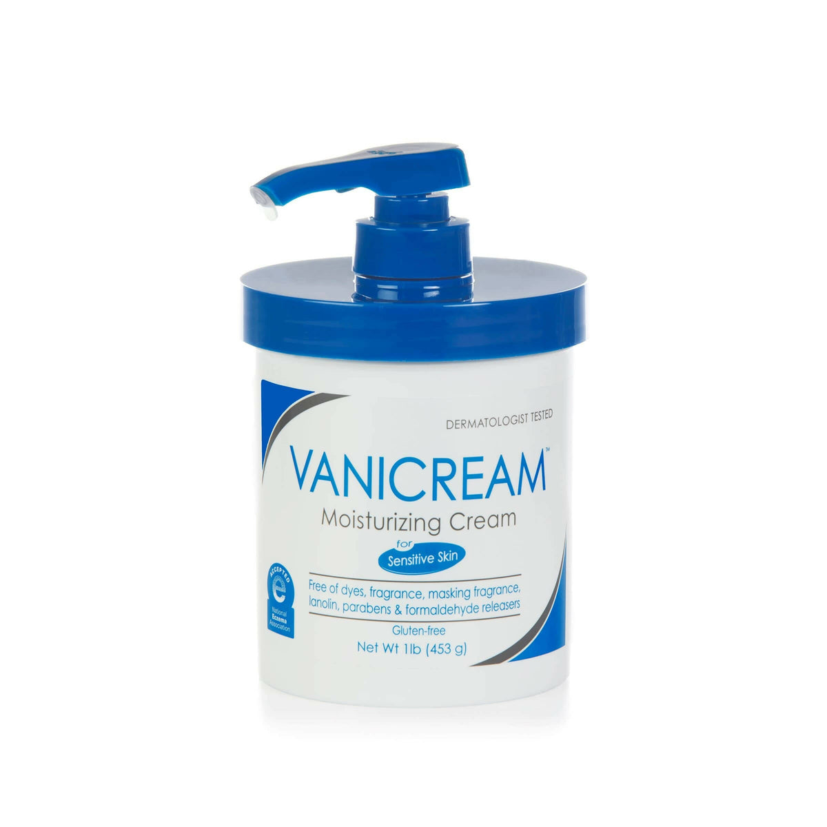 Vanicream Moisturizing Skin Cream with Pump Dispenser | Grocsy