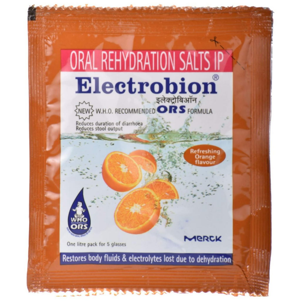 Electrobion - Oral Rehydration Powder (Orange Flavour) | Grocsy
