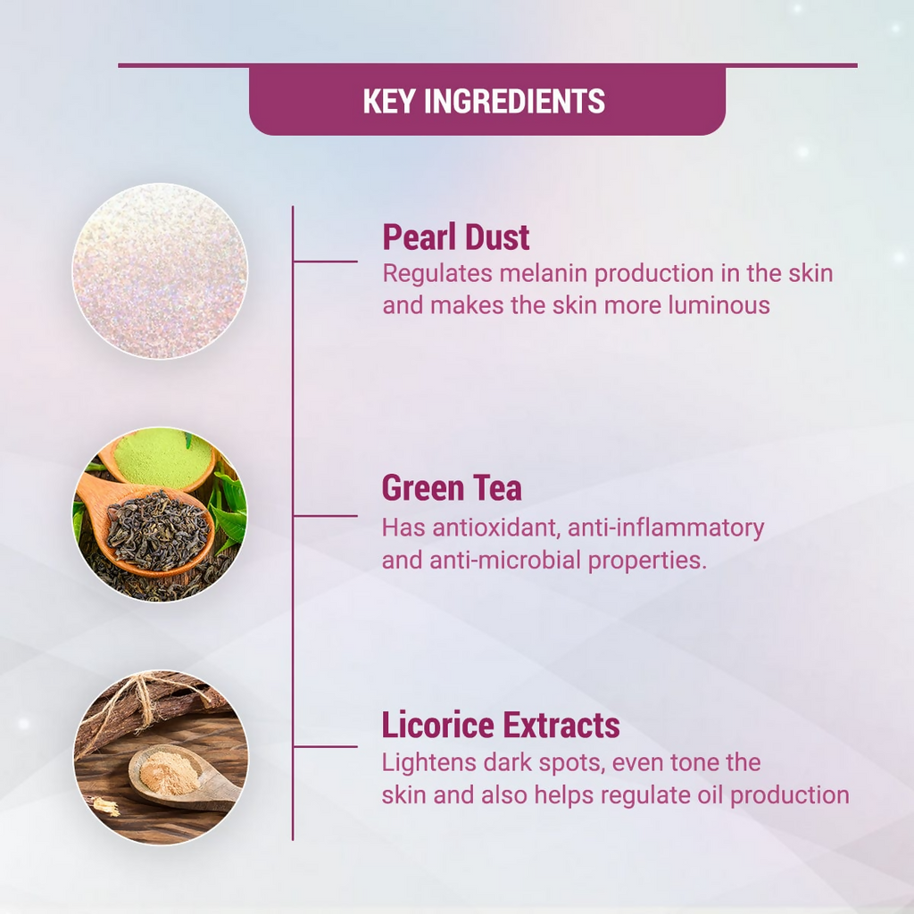Lotus Herbals Radiant Pearl Cellular Lightening Facial Kit (170g) | Grocsy