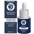 Dermistry 2% Kojic Acid 1% Alpha Arbutin Pigmentation Spots Removal Skin Brightening Face Serum | Grocsy
