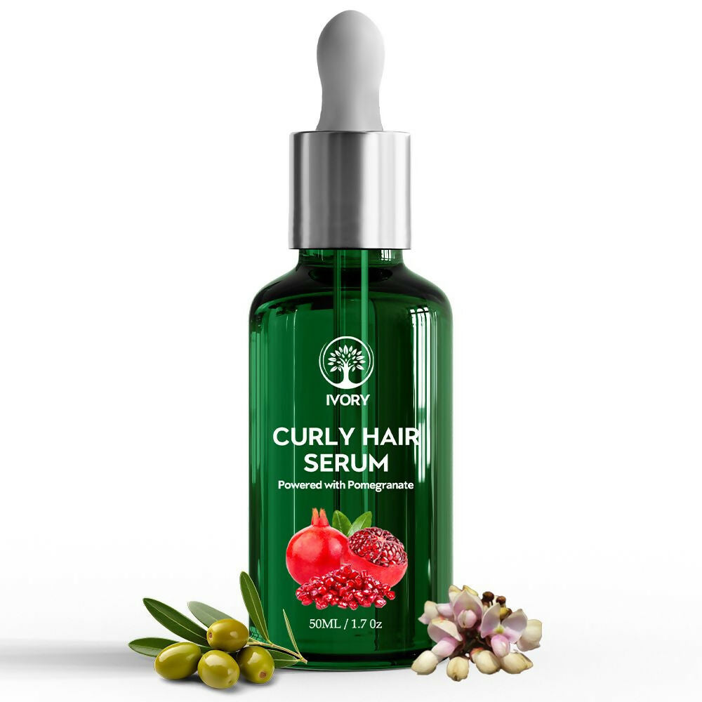 Ivory Natural Curly Hair Serum For Smooth Even Curls And Silky | Grocsy
