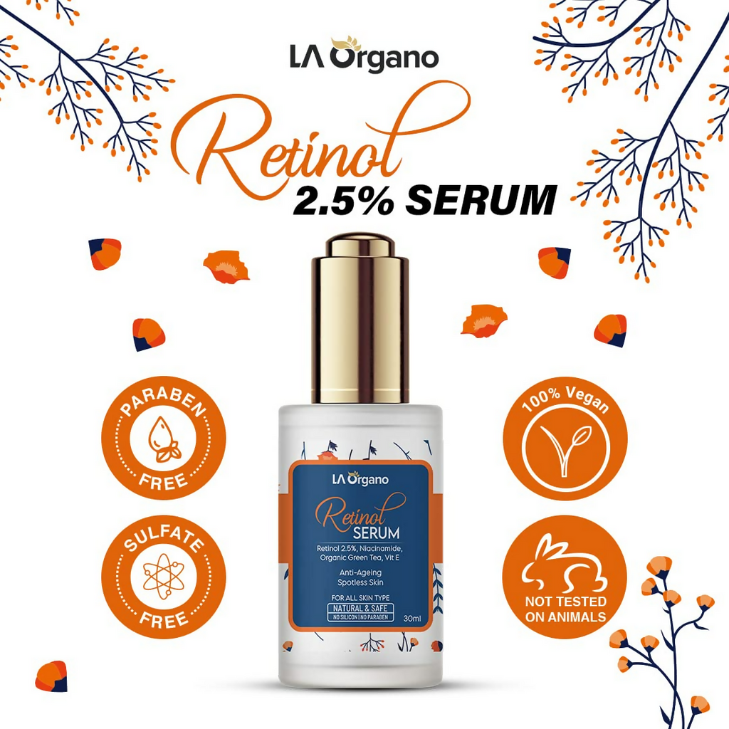 LA Organo 2.5% Retinol Face Serum | Grocsy