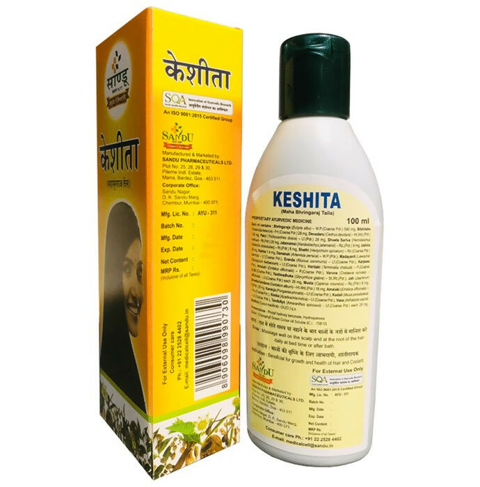 Sandu Keshita Maha Bhringaraj Taila | Grocsy