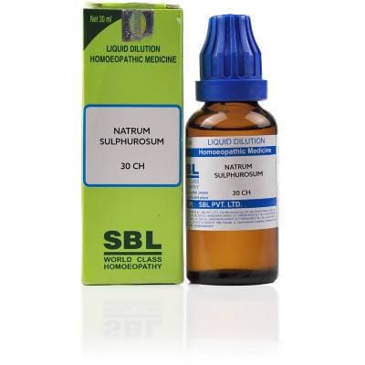 SBL Homeopathy Natrum Sulphurosum Dilution | Grocsy