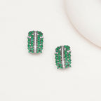 Jade Oversized Half Loops- Ruby Raang | Grocsy