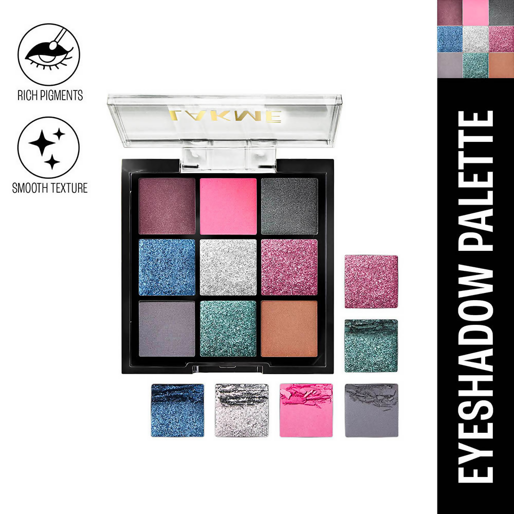 Lakme Ultimte Glam Eyeshadow - Shimer Smoke | Grocsy