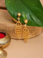 Ruby Raang Gold Dangler Earrings | Grocsy