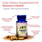 Ayuttva Shatavari Capsules for Women | Grocsy