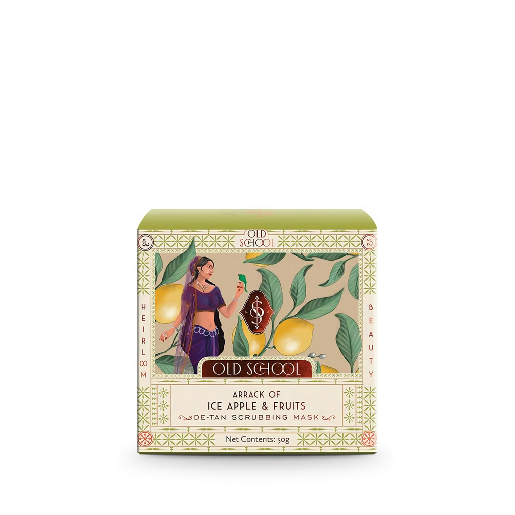 Old School Rituals Ice Apple & Fruit De-Tan Scrubbing Mask | Grocsy