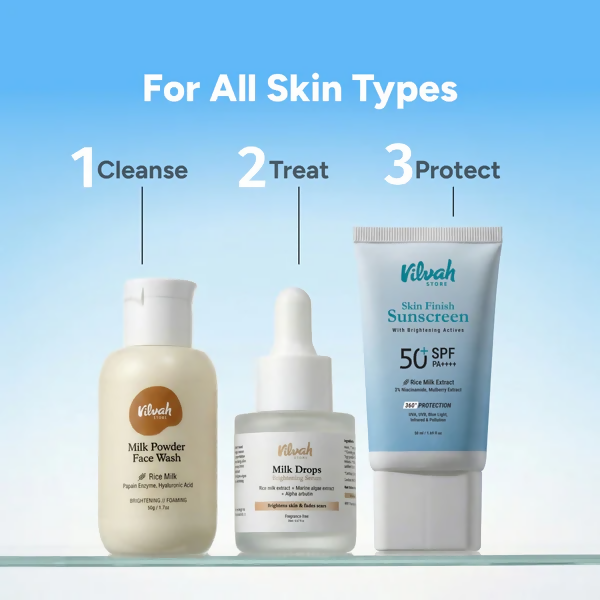 Vilvah Store Skin Finish Sunscreen SPF 50 PA++++ | Grocsy