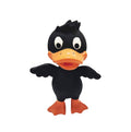 Goofy Tails Latex Dog Toys Duck - Black | Grocsy