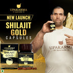 Upakarma Ayurveda SJ Gold Capsules For Power, Stamina, Muscle Growth & Energy | Grocsy