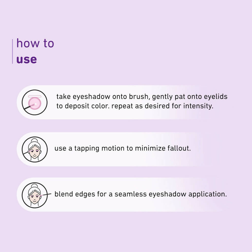 Plum Soft Blend Eyeshadow Patting Brush Easy Pick-up 05 | Grocsy