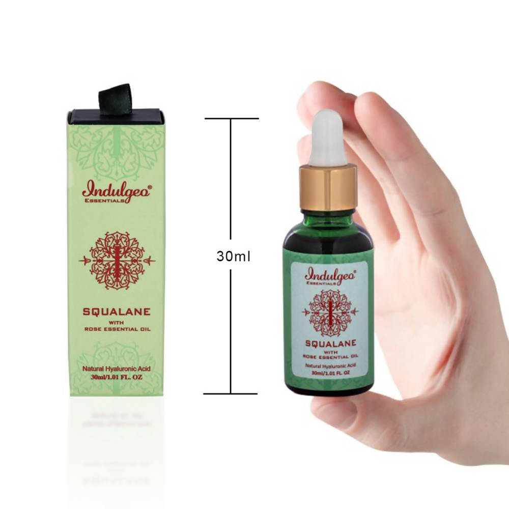 Indulgeo Essentials Squalane With Rose Essential Oil | Grocsy