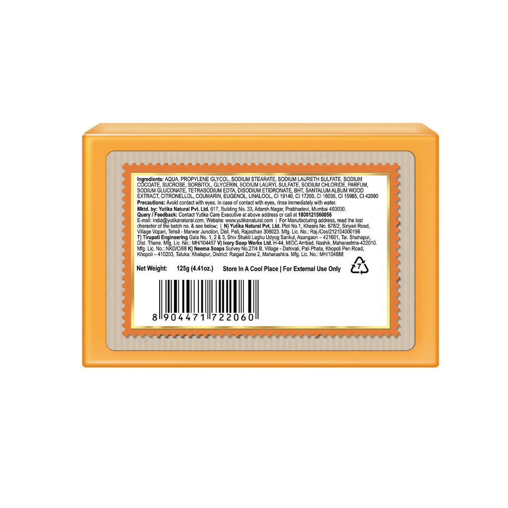 Nisha Sandalwood Body Cleansing Soap Bar | Grocsy