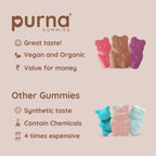 Purna Never Grow Up Glycolic Acid Gummies - Tamarind | Grocsy
