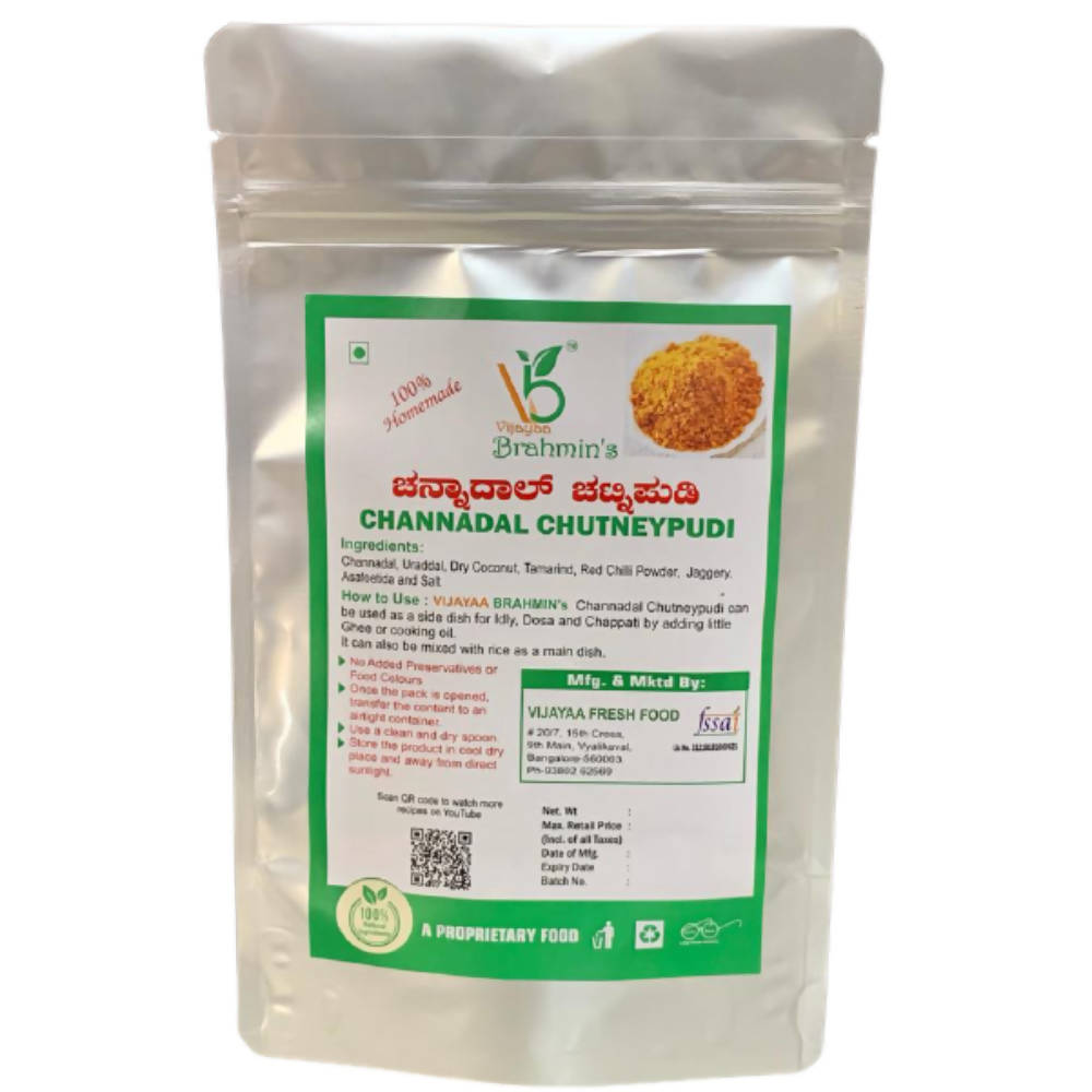 Vijayaa Brahmin's Channadal Chutney Pudi | Grocsy