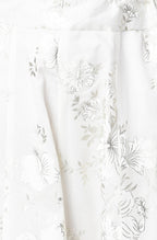 Janasya Women's White Poly Silk Floral Print Lehenga Choli With Dupatta | Grocsy