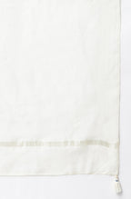 Janasya Women's Off- White Poly Silk Ethnic Motifs Kurta With Palazzo And Dupatta | Grocsy
