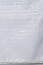 Janasya Women's Grey Poly Chanderi Ethnic Motifs Kurta With Pant And Dupatta | Grocsy