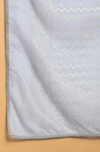 Janasya Women's Grey Poly Chanderi Ethnic Motifs Kurta With Pant And Dupatta | Grocsy