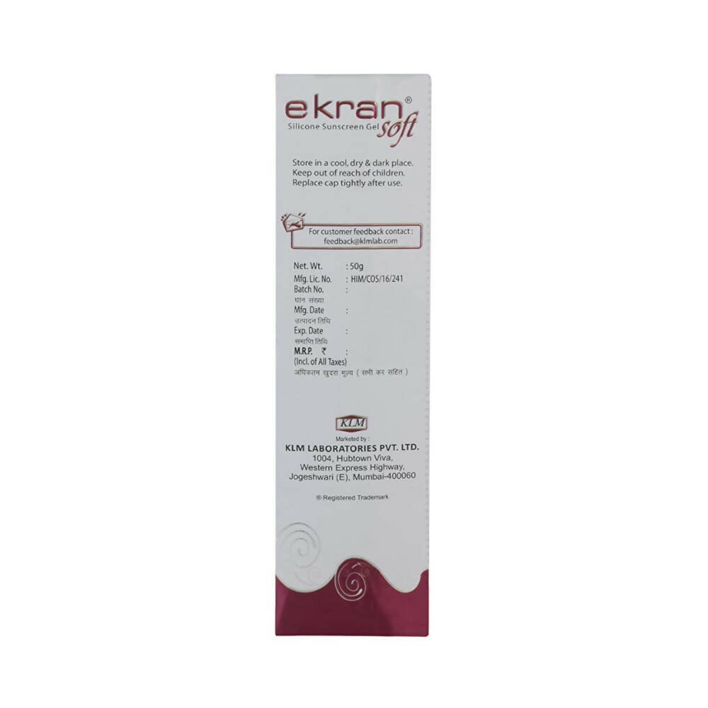 KLM Ekran Soft Silicone Sunscreen Gel SPF 50+ | Grocsy