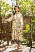 Juniper Women Ivory Rayon Printed Tiered Dress | Grocsy