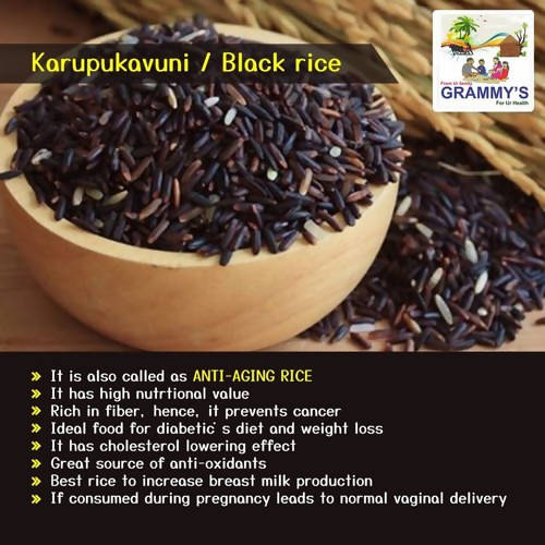 Grammy's Karuppu Kavuni Black Rice | Grocsy