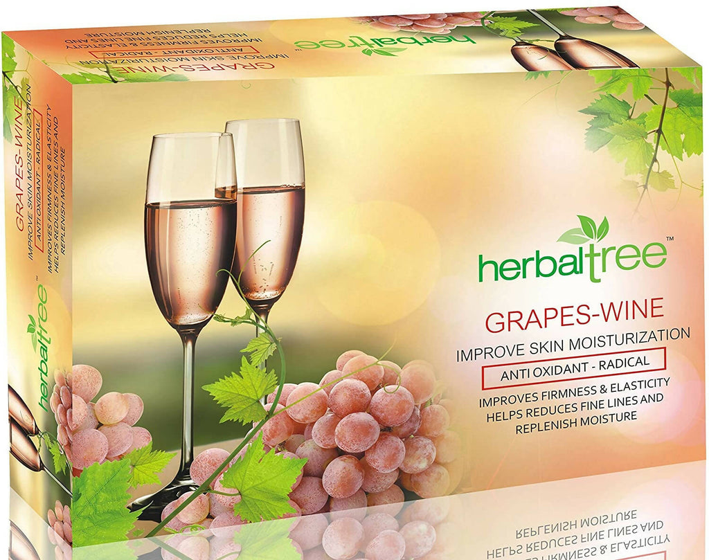 Herbal Tree Grape Wine Facial Kit | Grocsy