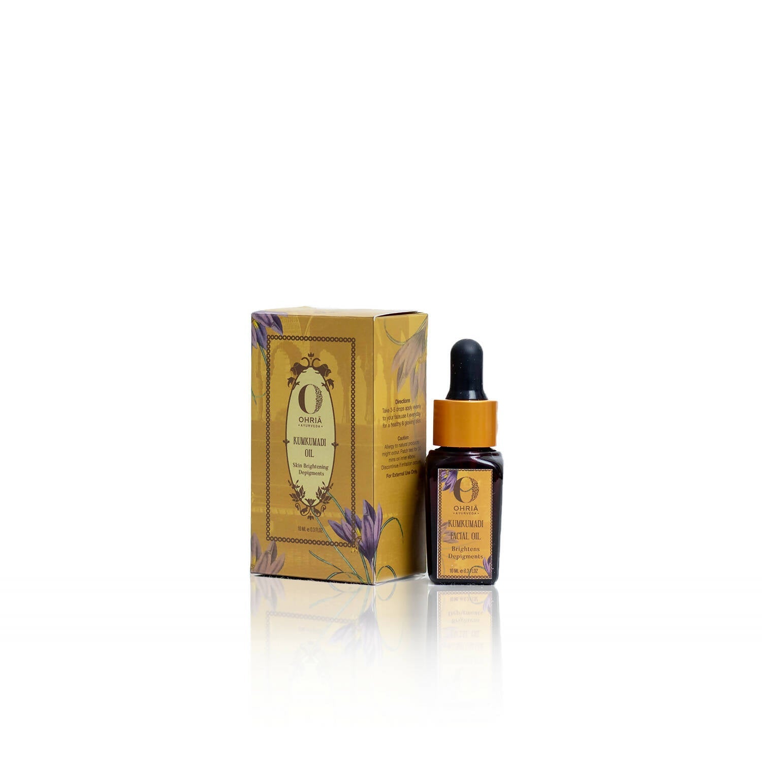Ohria Ayurveda Kumkumadi Skin Brightening Elixir Oil | Grocsy