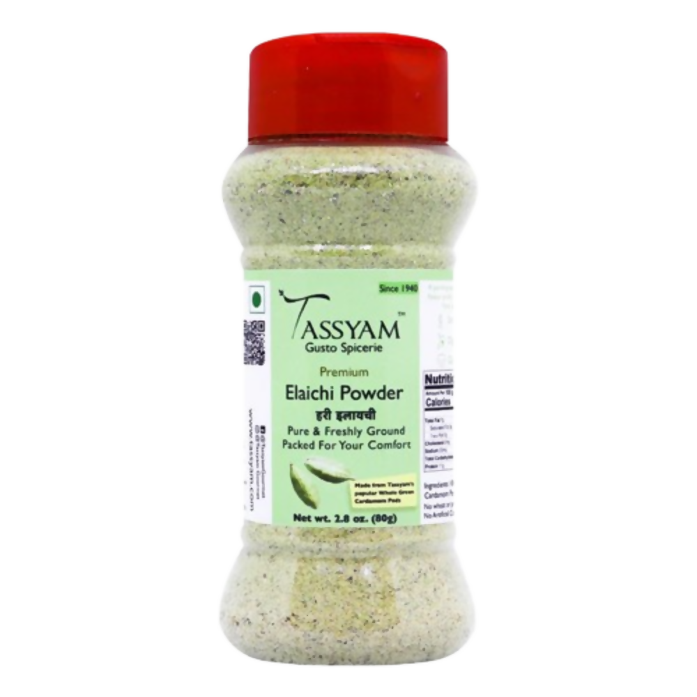Tassyam Organics Premium Elaichi Powder | Grocsy