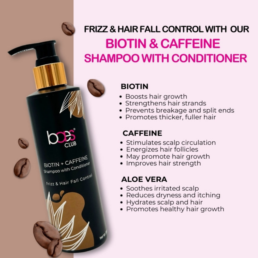 Baes Club Biotin + Caffeine Shampoo | Grocsy
