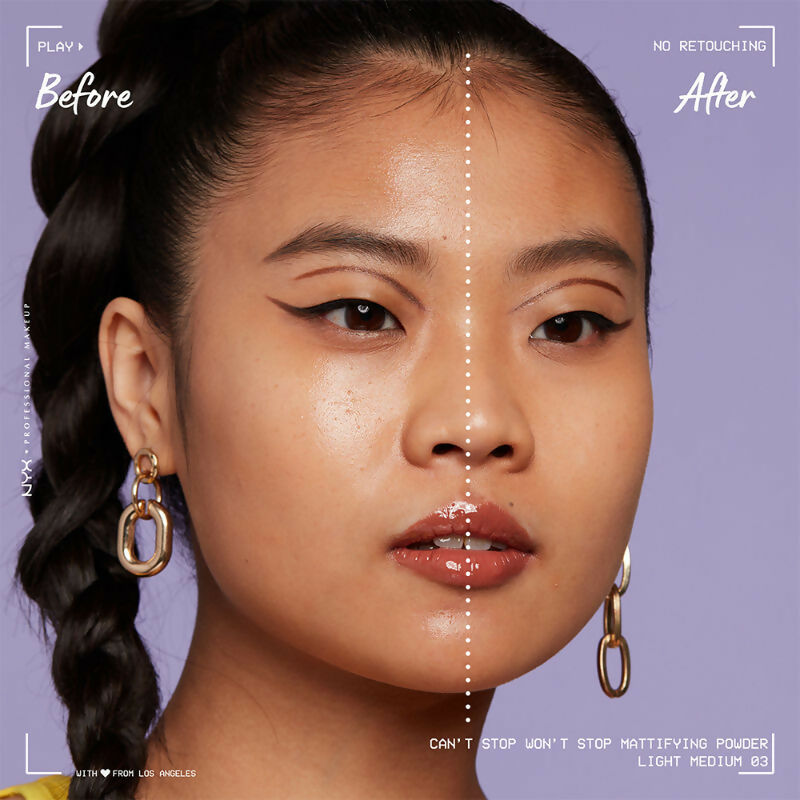 NYX Professional Makeup Can't Stop Won't Stop Mattifying Powder - Light Medium | Grocsy