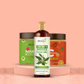 Oraah Beauty Care Combo (Hair oil + Hair Mask + Vitamin C Face Mask) | Grocsy