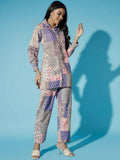 Myshka Women Multi-Printed Bling & Sparkly Co-Ords | Grocsy