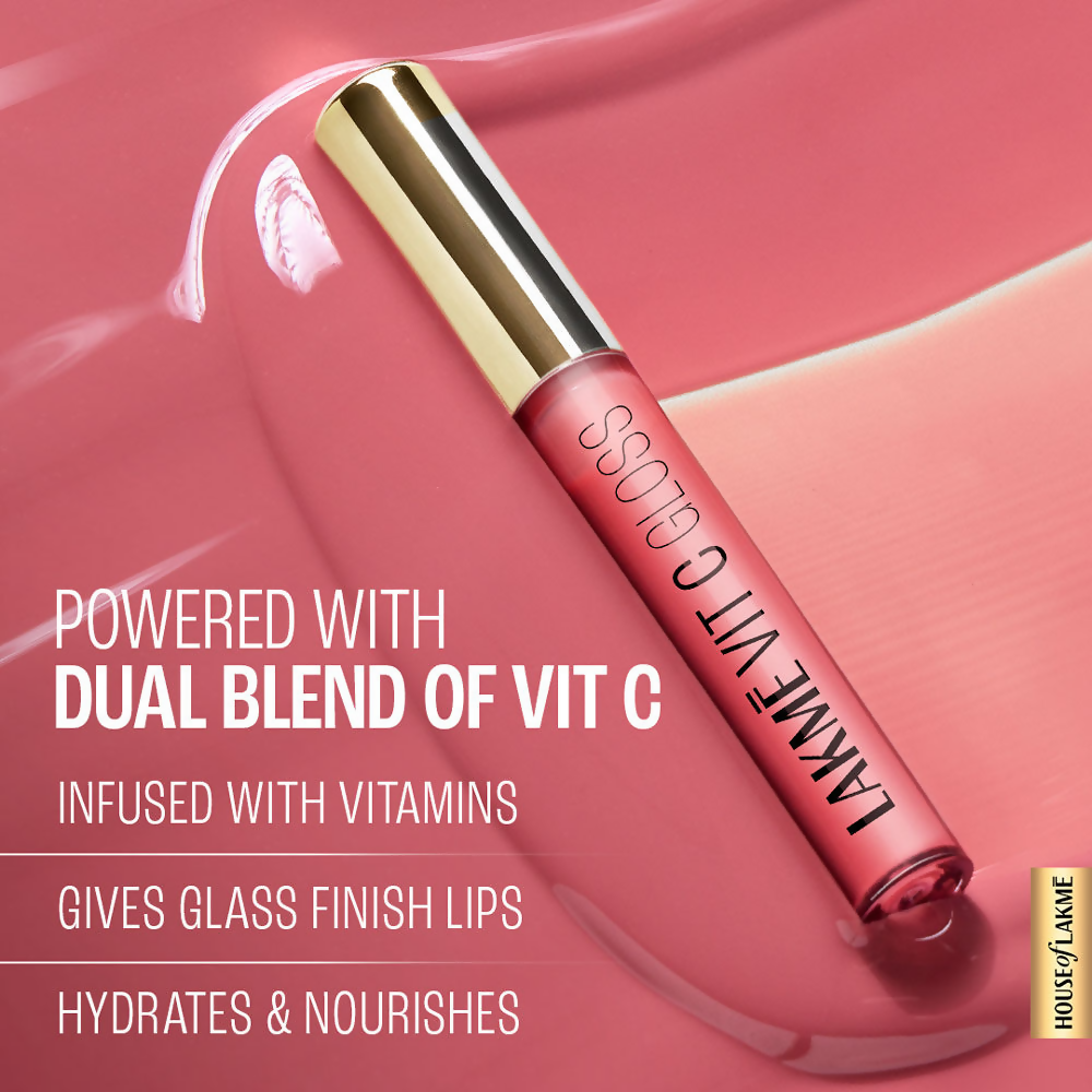 Lakme Superglow Vit C Gloss - Hotpink | Grocsy