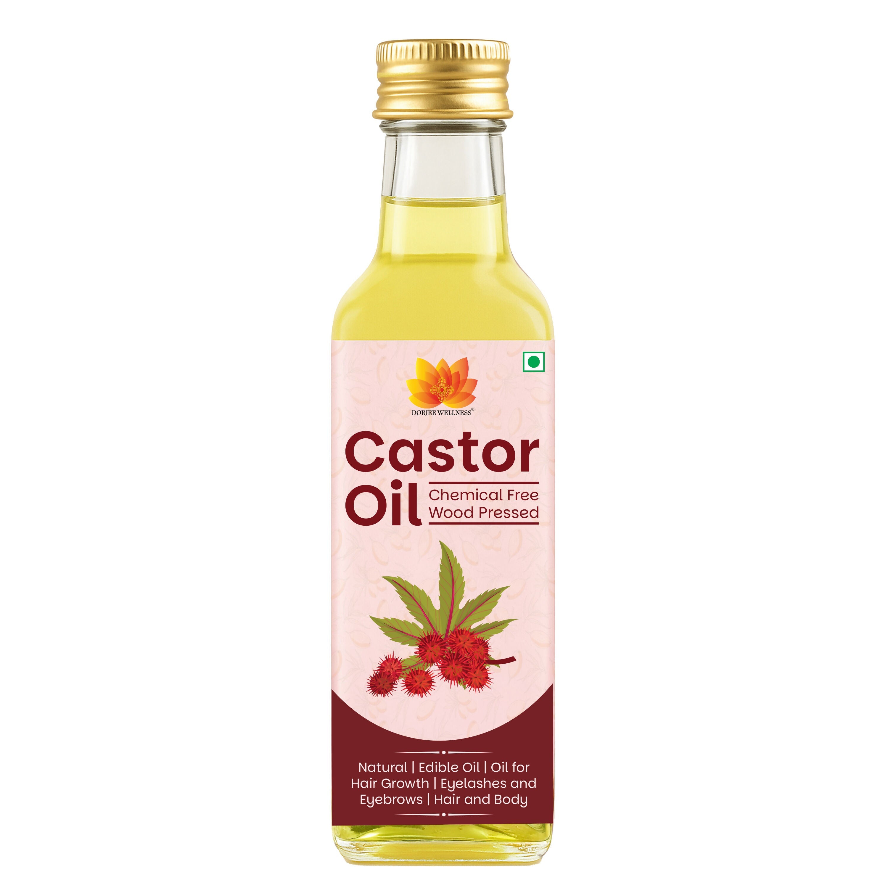 Dorjee Wellness Wood Pressed Castor Oil | Grocsy