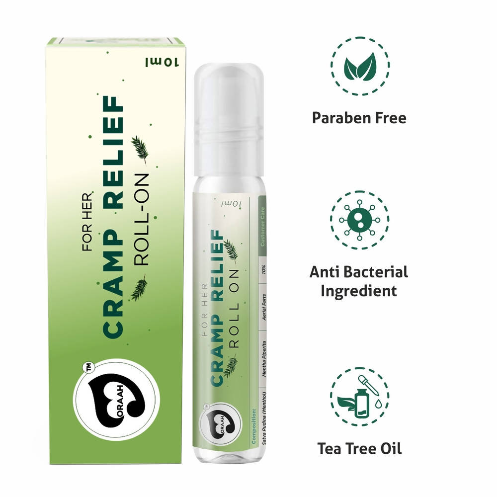 Oraah Cramp Relief Roll-On For Her | Grocsy