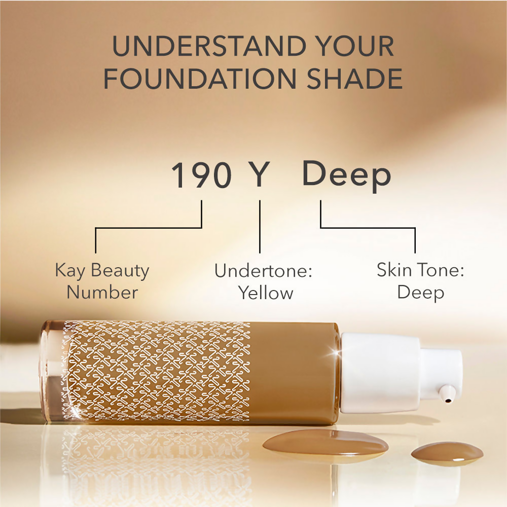 Kay Beauty By Katrina Kaif Hydrating Foundation - 190Y Deep | Grocsy