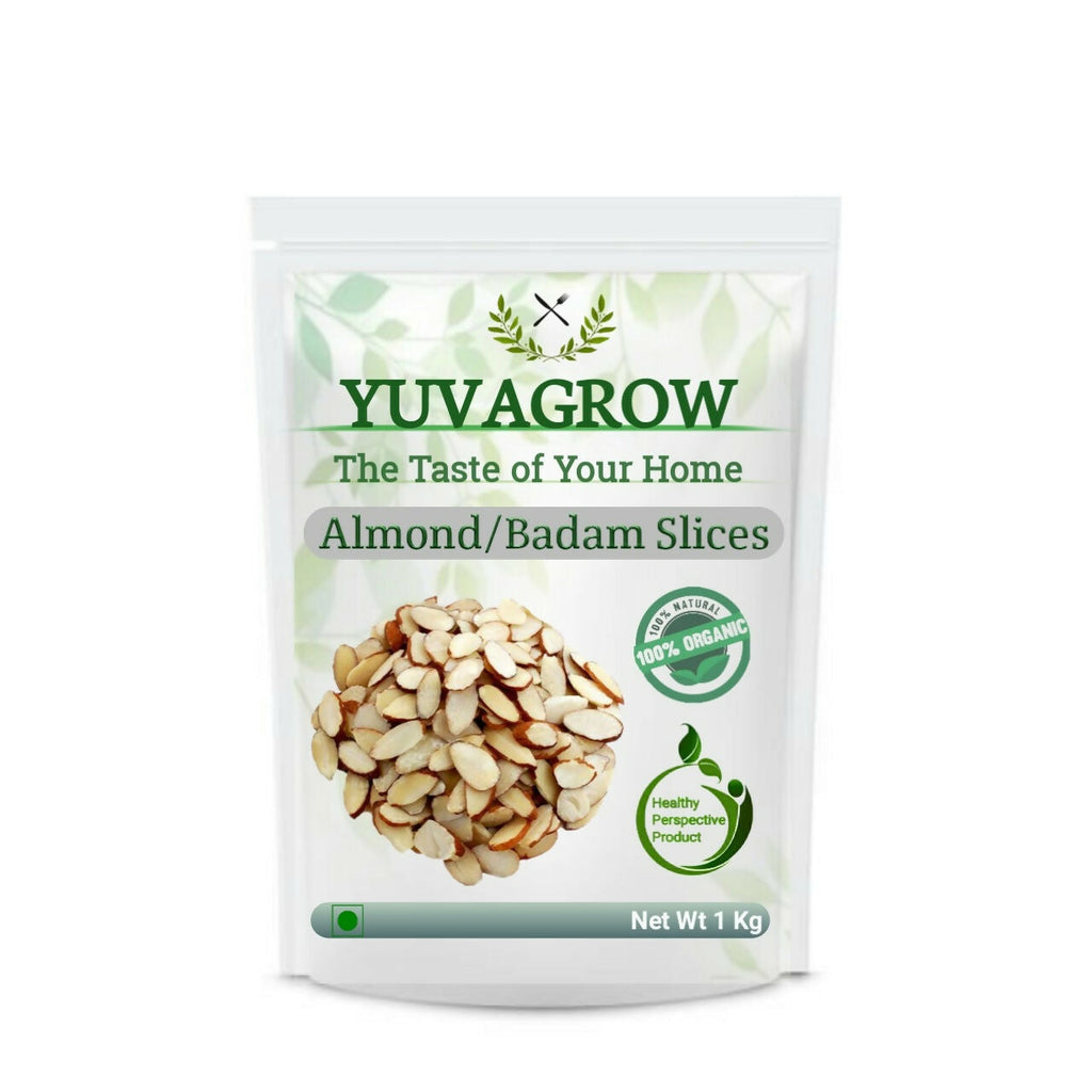 Yuvagrow Badam/Almond Slices | Grocsy