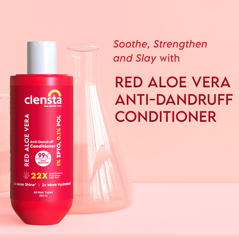 Clensta Red Aloe Vera Anti-Dandruff Conditioner | Grocsy
