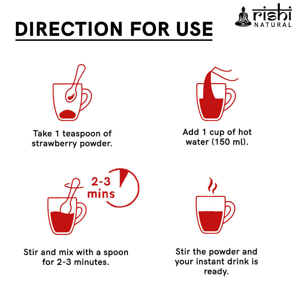 Rishi Natural Strawberry Powder | Grocsy