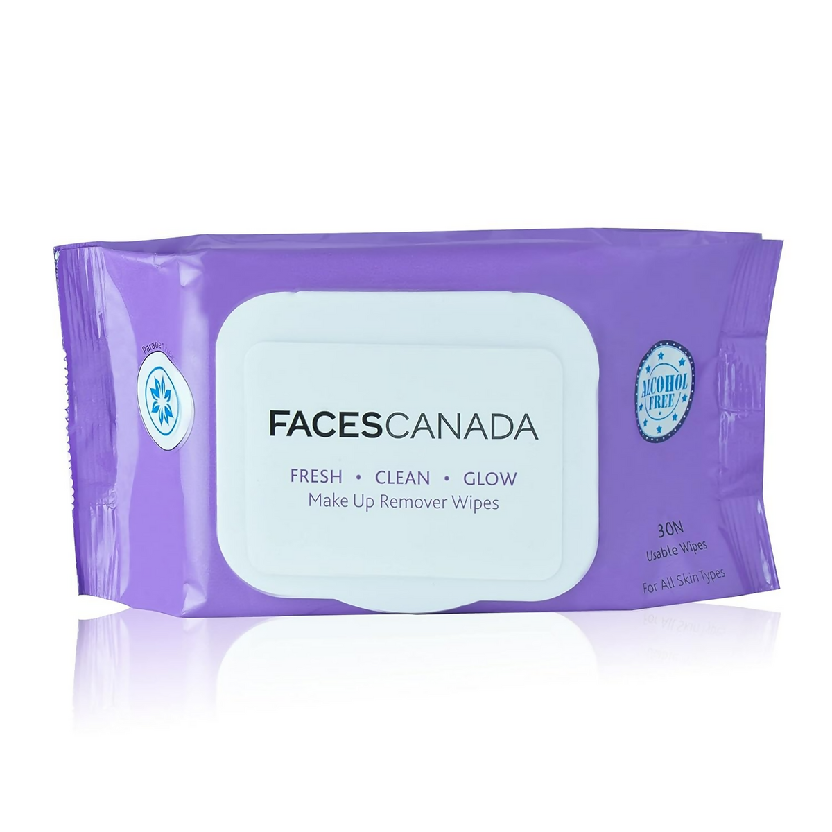 Faces Canada Fresh Clean Glow Makeup Remover Face Wipes | Grocsy