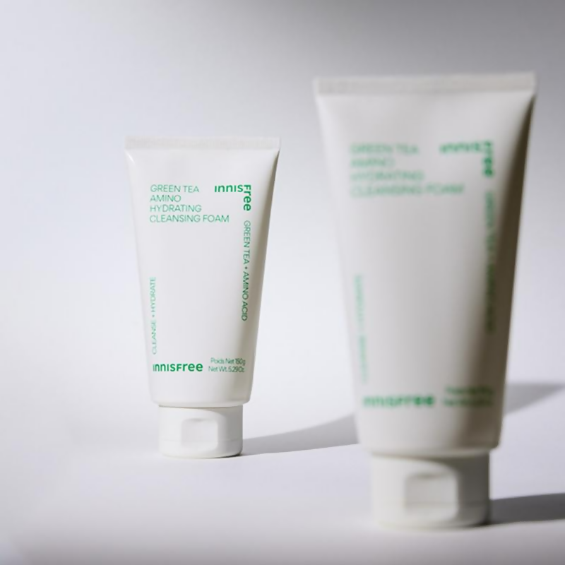 Innisfree Green Tea Amino Acid Foam Cleanser - Hydrating Soft & Rich Cleanser | Grocsy