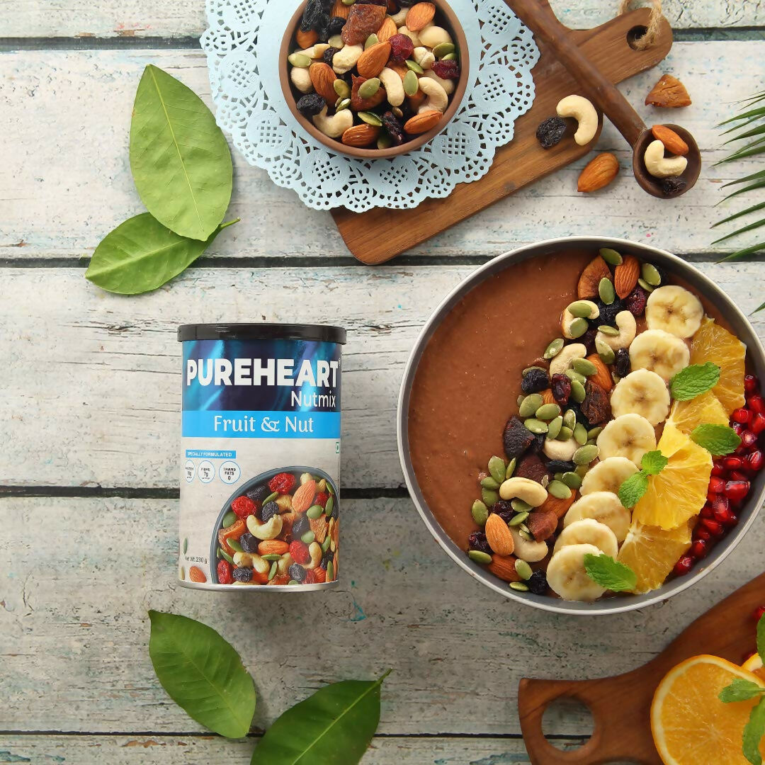 Pureheart Nutmix Fruit & Nuts Dry Fruits | Grocsy