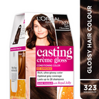 L'Oreal Paris Casting Creme Gloss Conditioning Hair Color - Dark Chocolate 323 | Grocsy