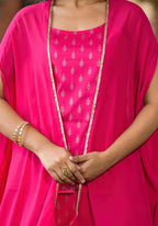 Juniper Women's Pink Polyester Printed Set | Grocsy
