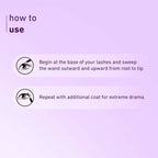 Plum Lash Drama 1-4 - All Mascara 01 Black | Grocsy